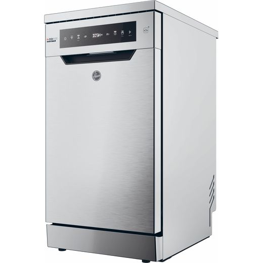 Hoover Slimline Dishwasher - Stainless Steel  - Left perspective shot