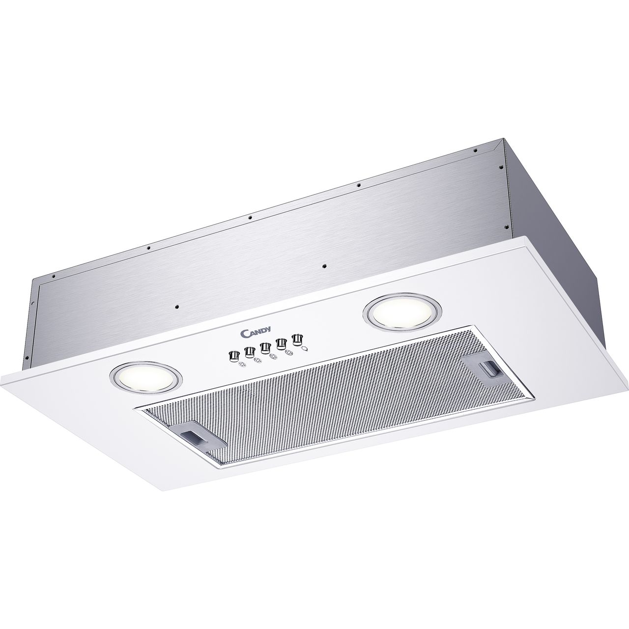 white canopy cooker hood