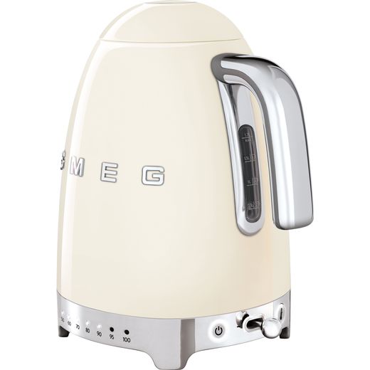 Smeg 50's Retro KLF04CRUK Kettle with Temperature Selector - Cream