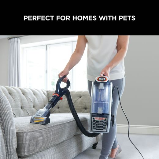 Shark Anti-Hair Wrap with Powered Lift Away and True Pet NZ801UKT Upright Vacuum Cleaner - Annotation - perfect for homes with pets shot 
