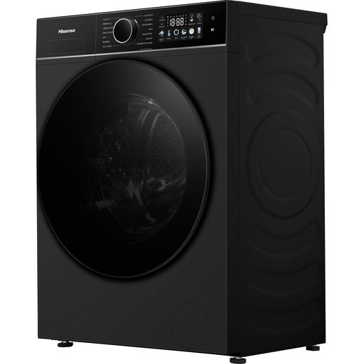Hisense KitchenFit 3i Series WF3I9043BBFS2 9kg WiFi Connected Washing Machine with 1400 rpm - Black - left perpsective shot