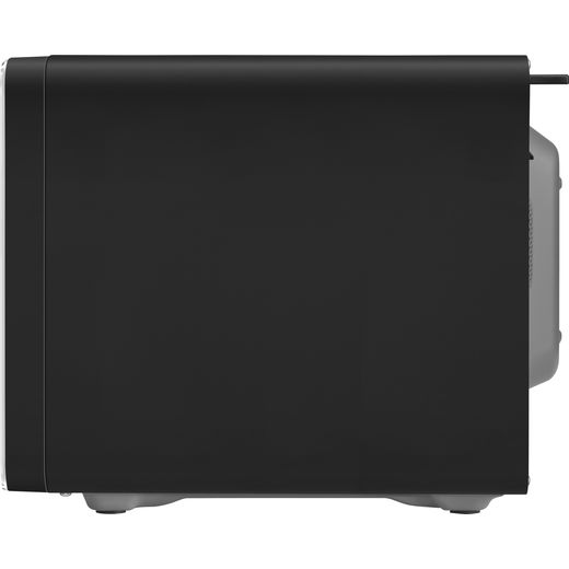 Smeg Collezione MOC01BLMUK Litre 30cm High, Freestanding Small - Black - Side shot