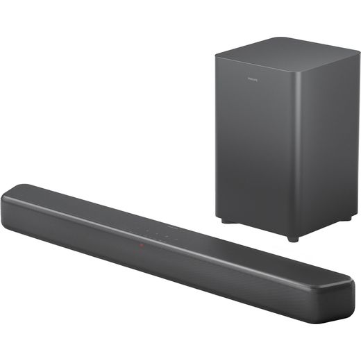 Philips TAB5309/10 Bluetooth 2.1 Soundbar - Grey - Left perspective