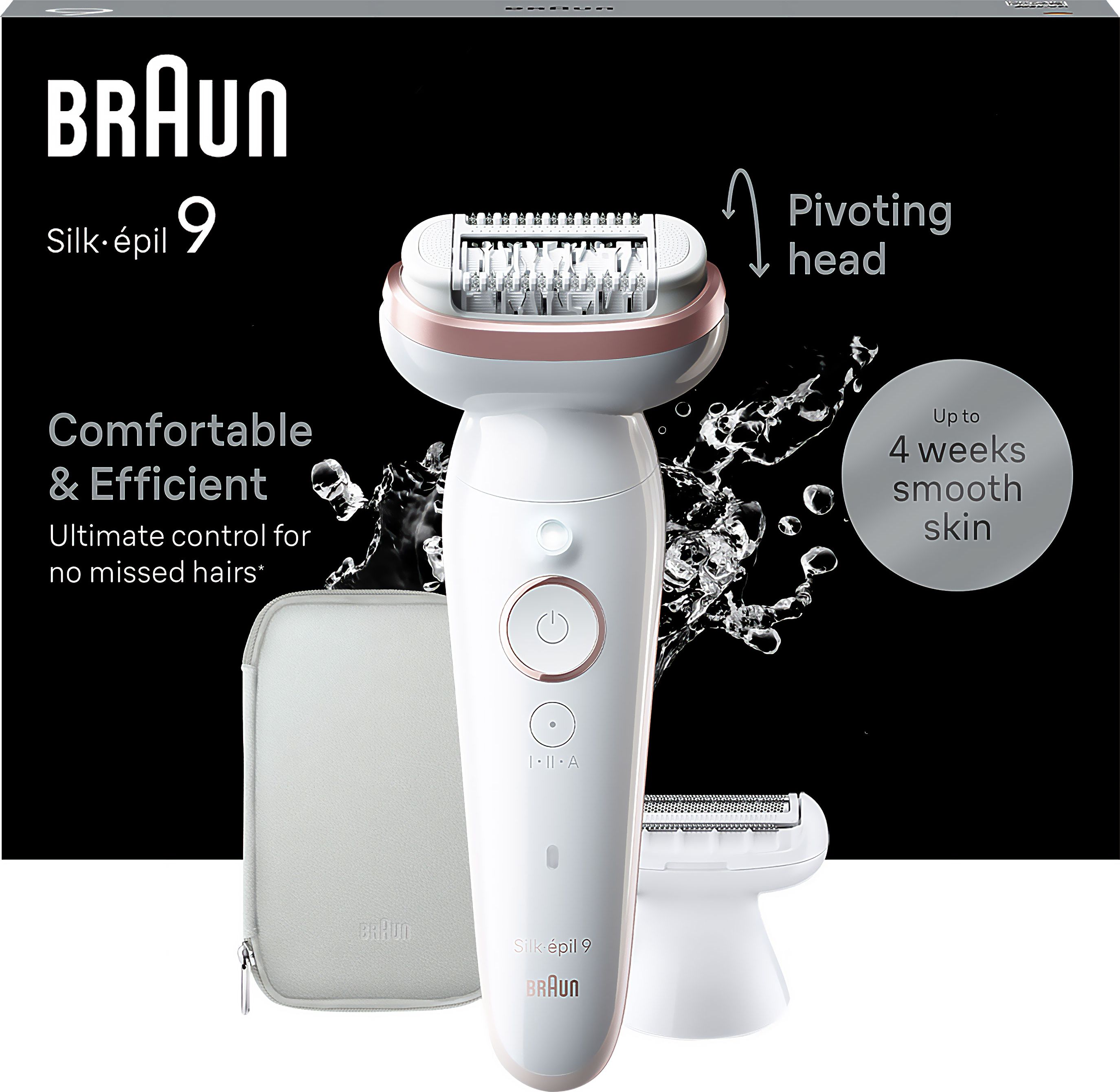 Braun Silk-épil 9 Epilator Pink, Pink