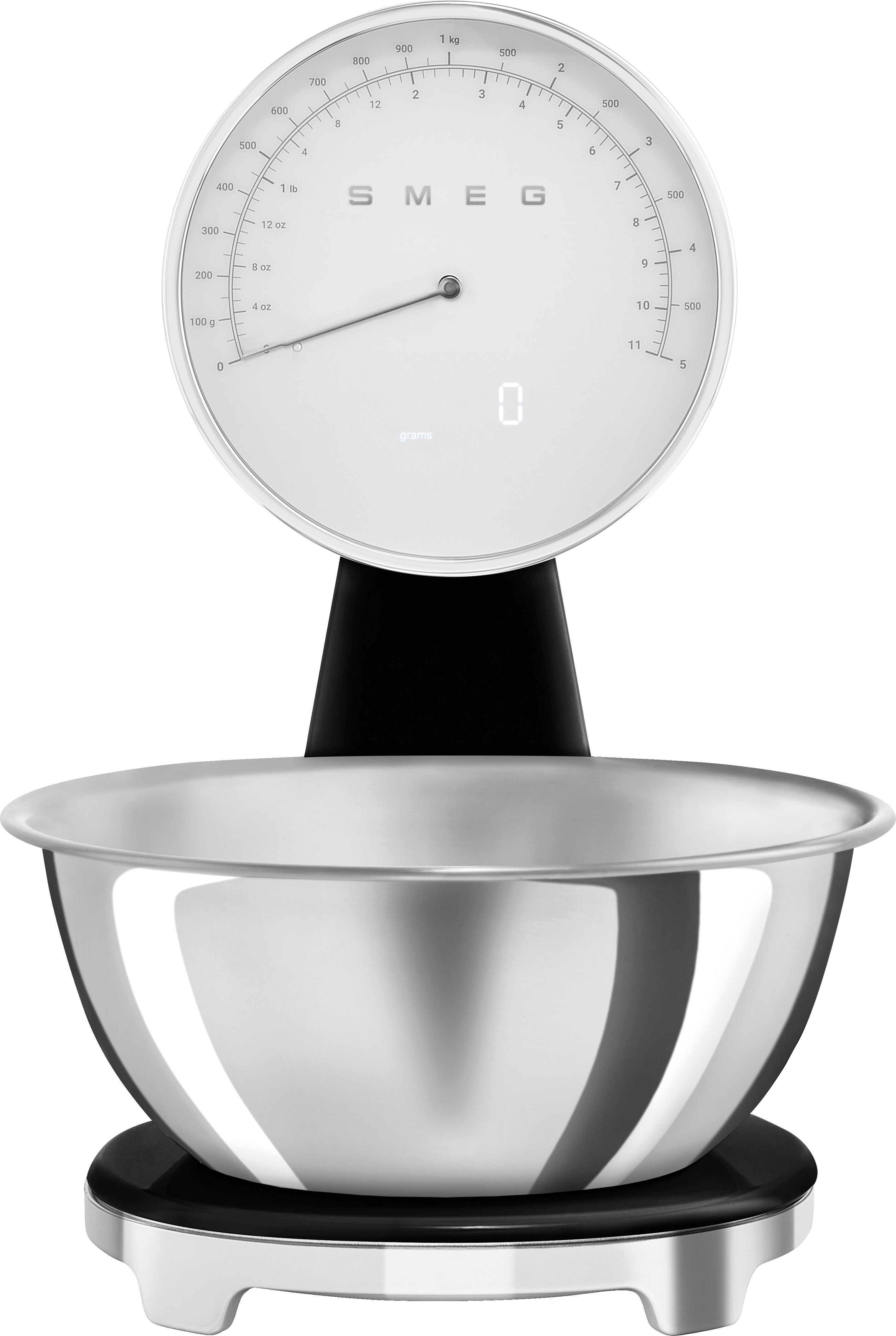 Smeg Electronic Kitchen Scale - 5 kg Capacity - Black