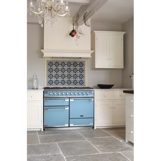 Rangemaster Elise ELS110DFFCA 110cm Dual Fuel Range Cooker - China Blue