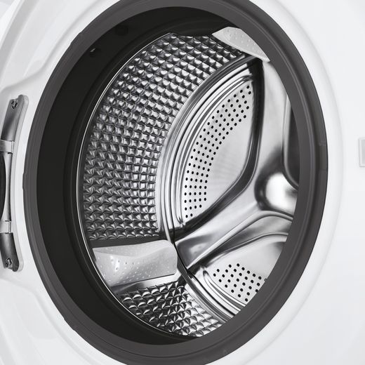 Haier HW110-BD14397U1 11kg Washing Machine with 1400 rpm - White - Close up drum shot