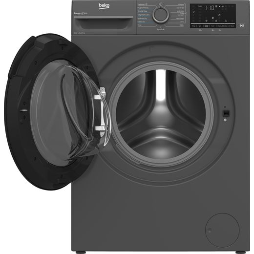 Beko / Washer Dryer - Anthracite - Front with door open shot