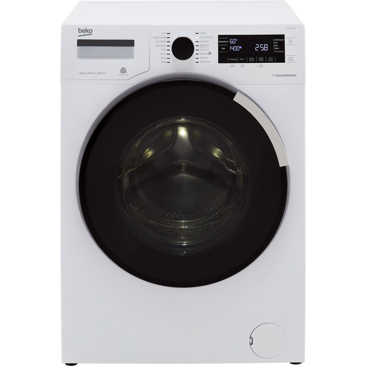 Beko WY124PT44MW 12Kg Washing Machine with 1400 rpm Review