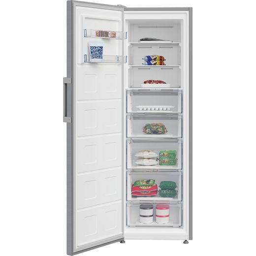Beko Upright Freezer - Stainless Steel