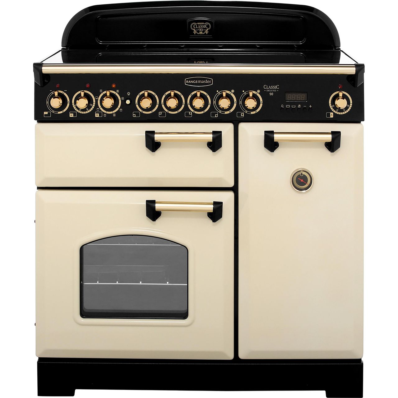 Rangemaster Classic Deluxe CDL90ECCR/B 90cm Electric Range Cooker with Ceramic Hob Review