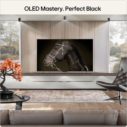 LG evo AI C6 42" 4K Ultra HD OLED Smart TV - Annotation - perfect black shot