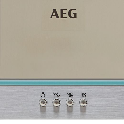 AEG DTB3654M 60 cm Chimney Cooker Hood - Stainless Steel