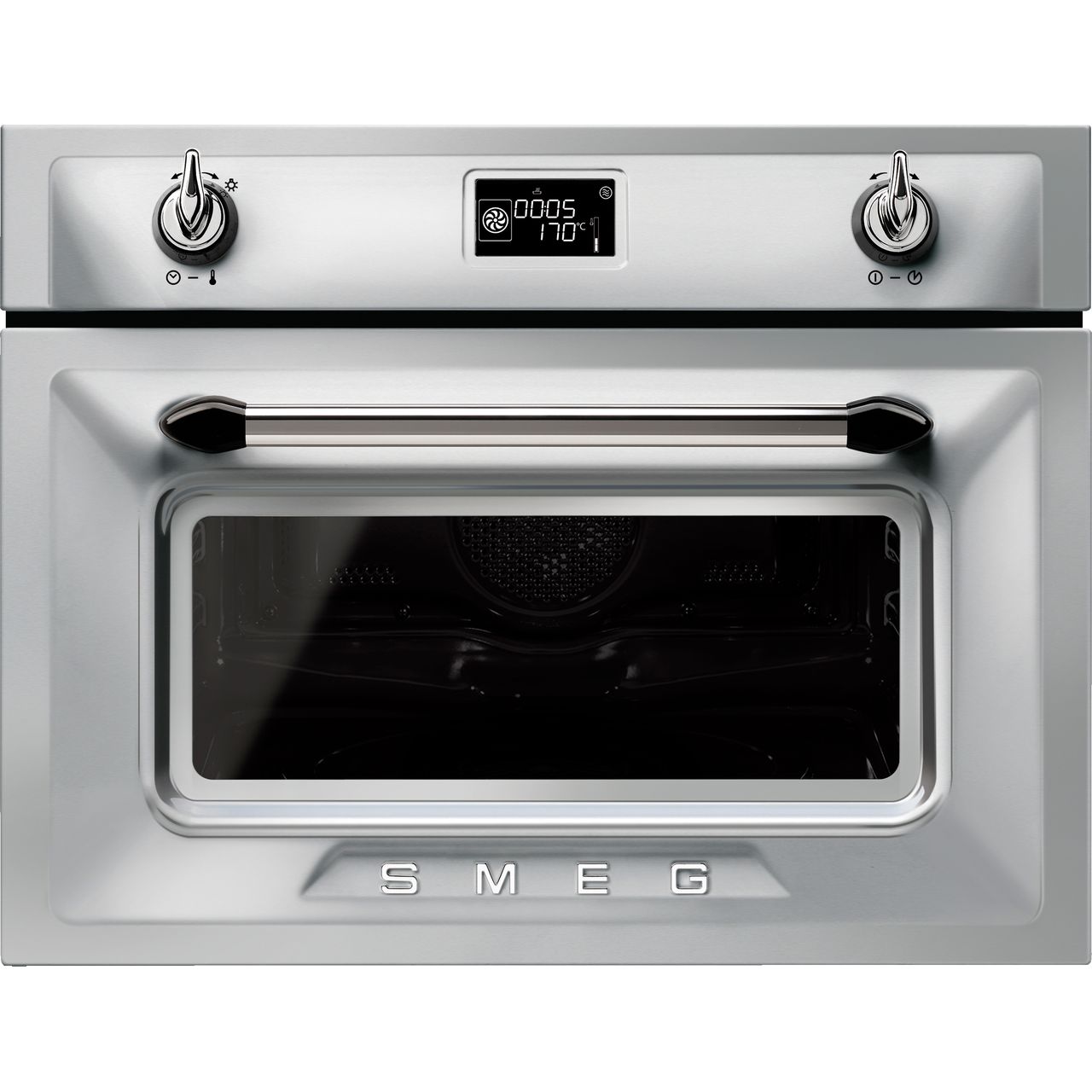 Smeg Victoria SF4920MCX1 Built In Compact Electric Single Oven with Microwave Function Review