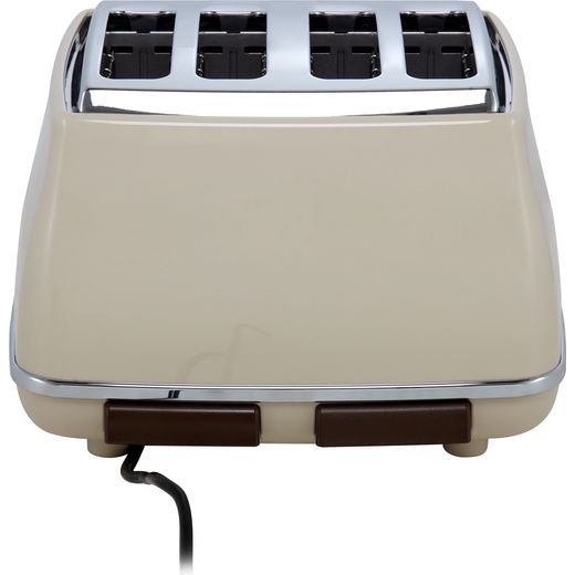 De'Longhi Icona Vintage 4 Slice Toaster - Beige