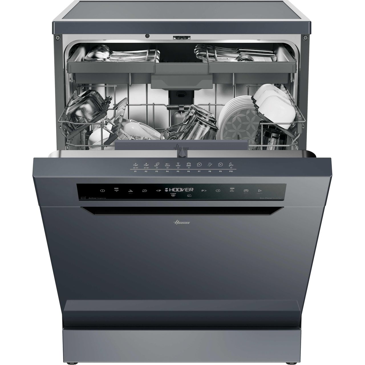 هوفر جلاية صحون انفيرتر 14 طقم 10 برامج واي فاي