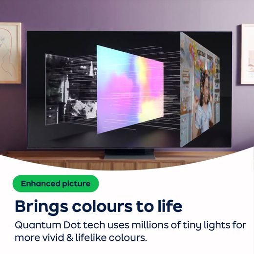Samsung The Frame 43" 4K Ultra HD MiniLED Neo QLED Smart TV - AO Annotation -  Quantum-Dot-display-