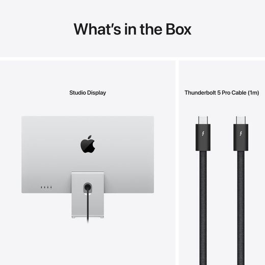 Apple Studio Display - - Silver - Annotation - Whats in the box