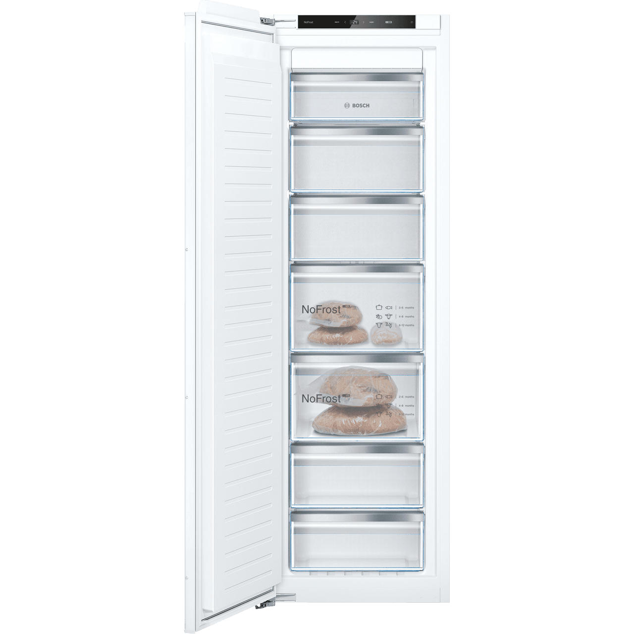 【よしじろう】 Bosch Upright Freezer | GIN81VEE0G_WH | ao.com