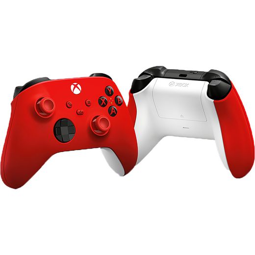 Xbox V2 Wireless Gaming Controller For Android,PC,Xbox One,Xbox One S,Xbox One X,Xbox Series S,Xbox Series X,iOS - Pulse Red - Front and back combination shot