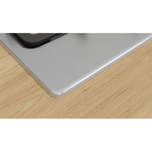 NEFF PGP6B5K90 Gas Hob Stainless Steel - Close up shot