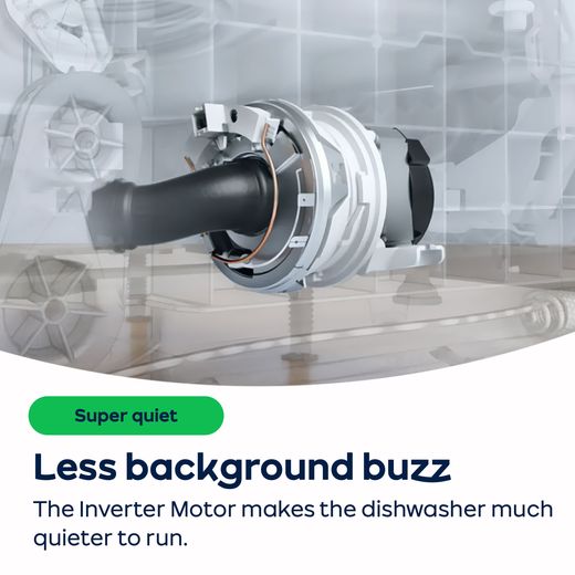 Hisense Fully Integrated Standard Dishwasher - Silver - AO Annotation -  Inverter-Motor