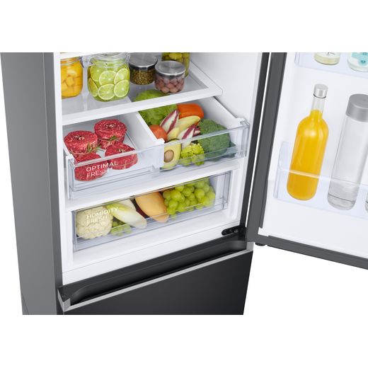 Samsung Frost Free Fridge Freezer - Black - Salad crisper