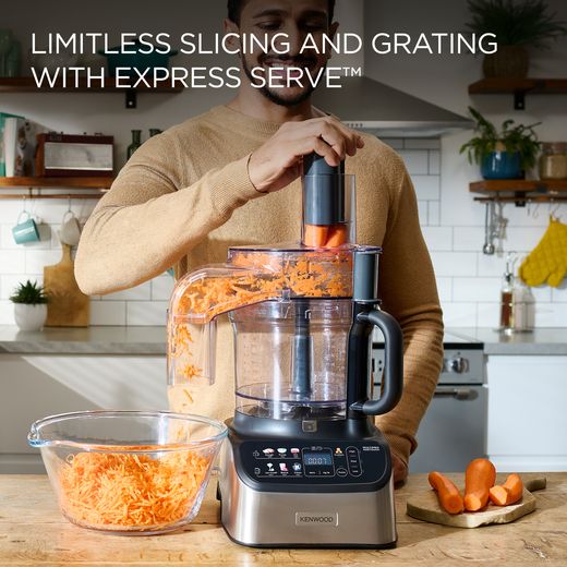 Kenwood - Black / Chrome - Annotation - Limitless sliced and grated option shot