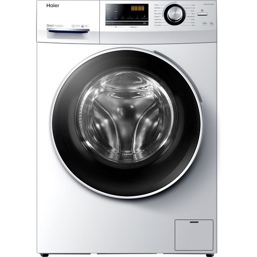 Haier HW80-B14636N 8Kg Washing Machine with 1400 rpm - White - A Rated