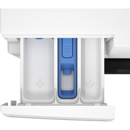 Beko BM5WT61141TW 11kg WiFi Connected Washing Machine with 1400 rpm - White - Detergent drawer open