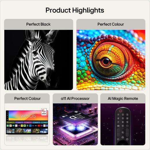 LG evo AI C6 42" 4K Ultra HD OLED Smart TV - Annotation - feature shot