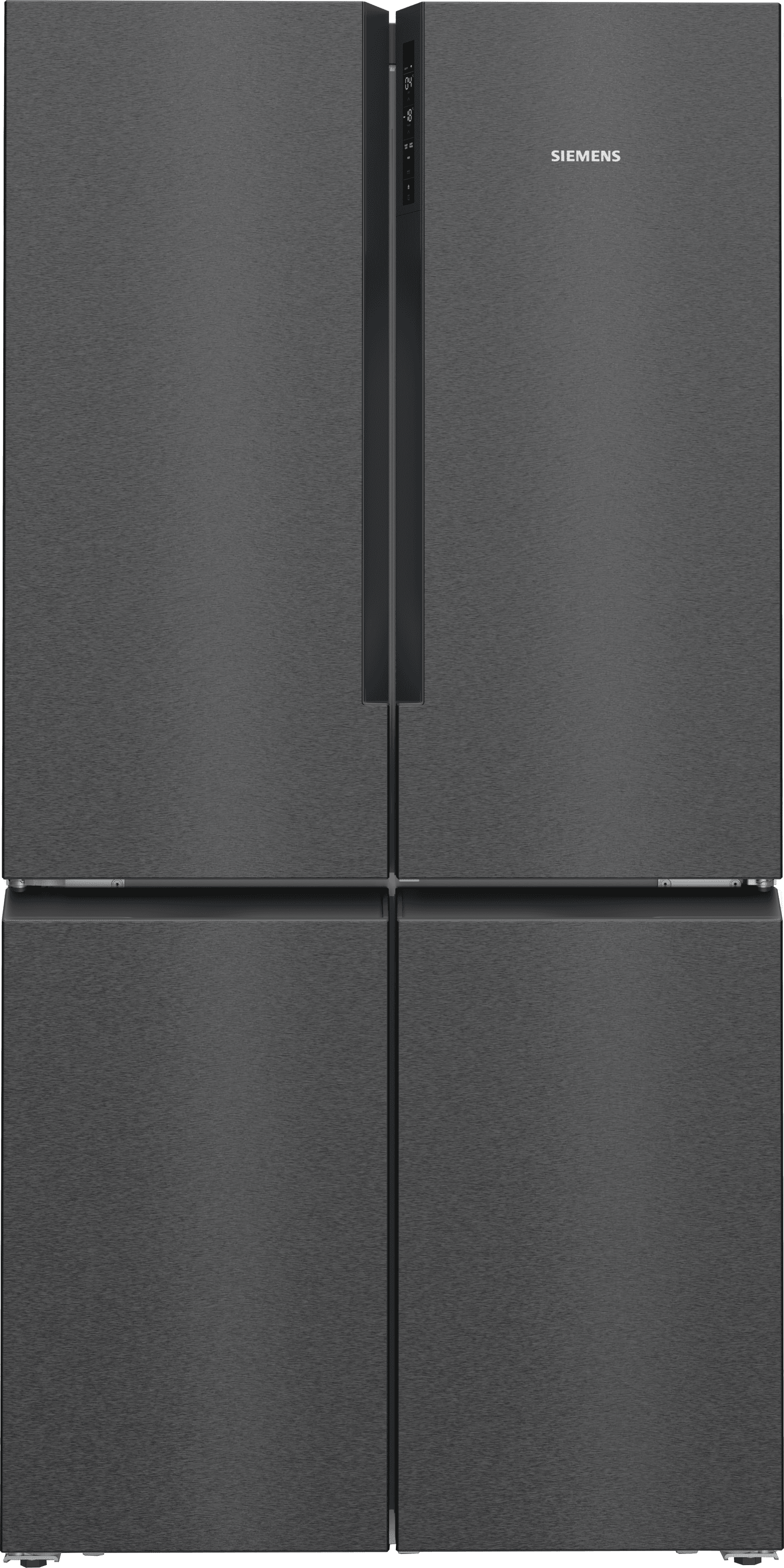 Siemens KF96NAXEAG French Door American Fridge Freezer - Black Steel - 605L
