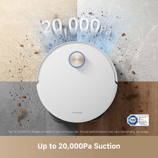 Dreame Dreame X50 Ultra Complete Robotic Vacuum Cleaner - White - Annotation - 20000pa suction