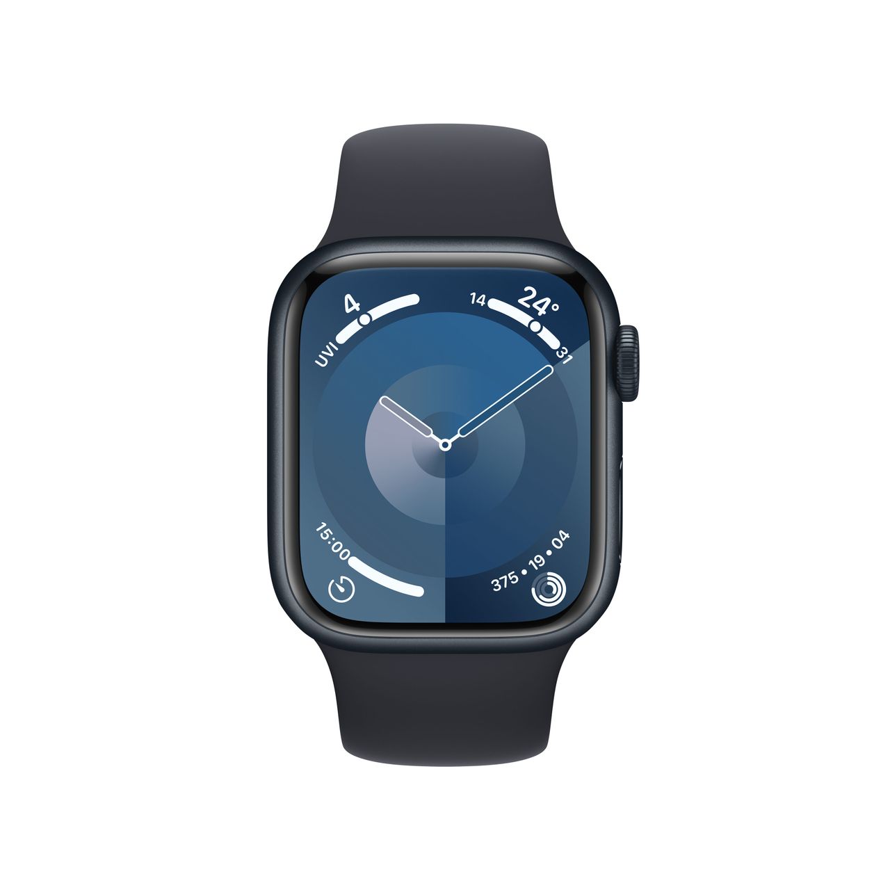 Apple Watch Series 9, 41mm, Midnight Aluminium Case, GPS [2023] - Midnight  Sport Band - M/L