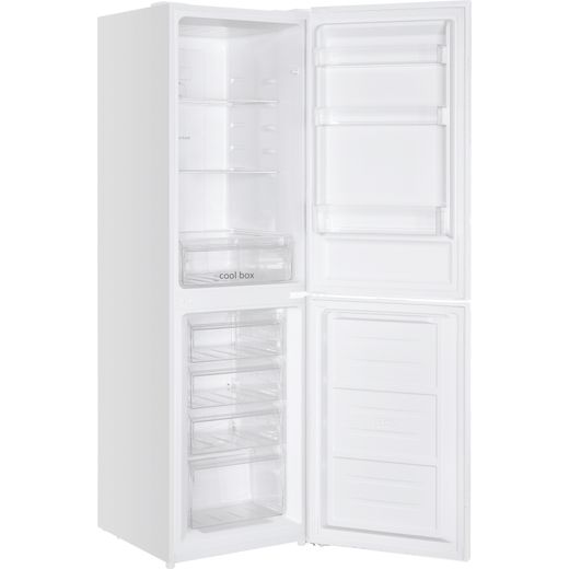Candy 50/50 Total No Frost Fridge Freezer - White - Right perpsective with door open shot