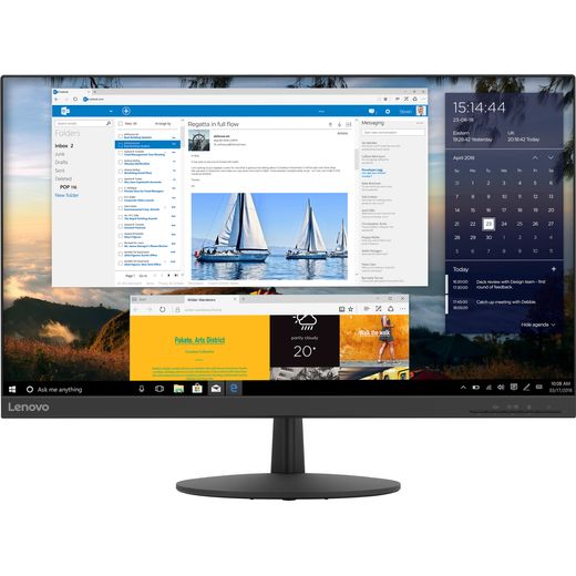 Lenovo L27q-30 Quad HD 27" 75Hz Monitor with AMD FreeSync - Black