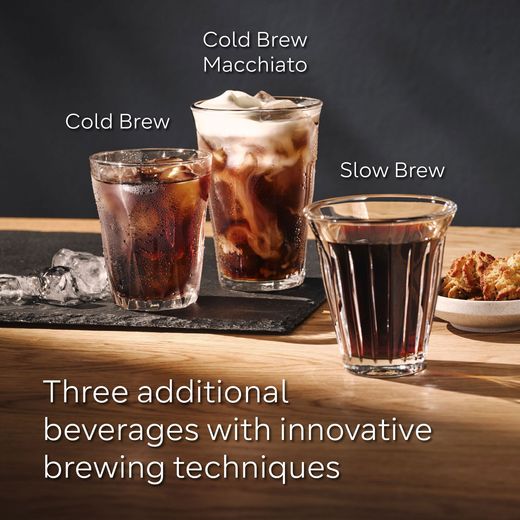 Siemens TQ717GB3 Coffee Machines Stainless Steel - Annotation - 3 additional beverages shot