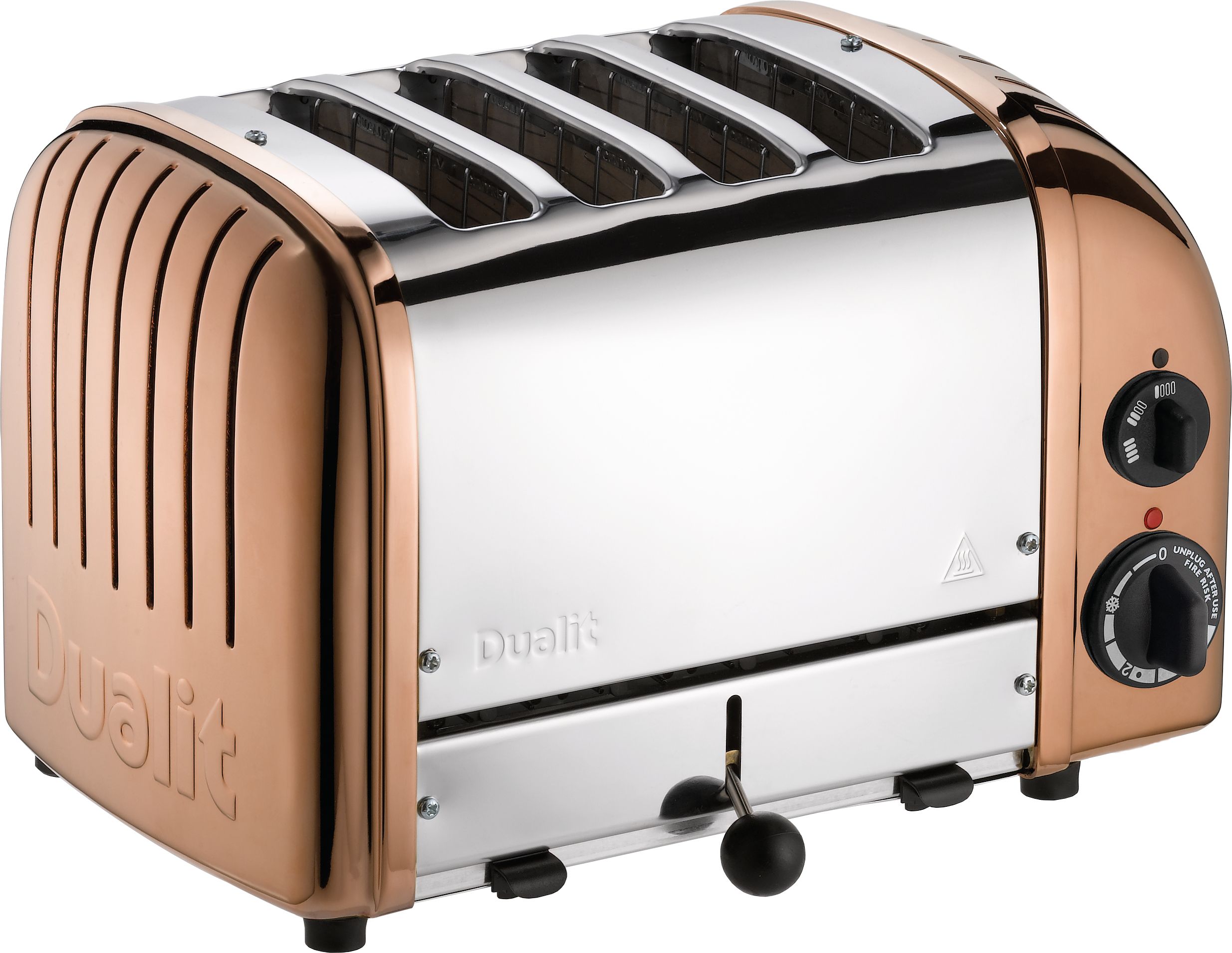 Dualit Classic 47450 4 Slice Toaster - Copper, Brass