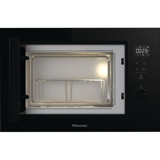 Hisense BIM325G52BGUK 25 Litre 39cm High, Built In Small - Black - Internal shot