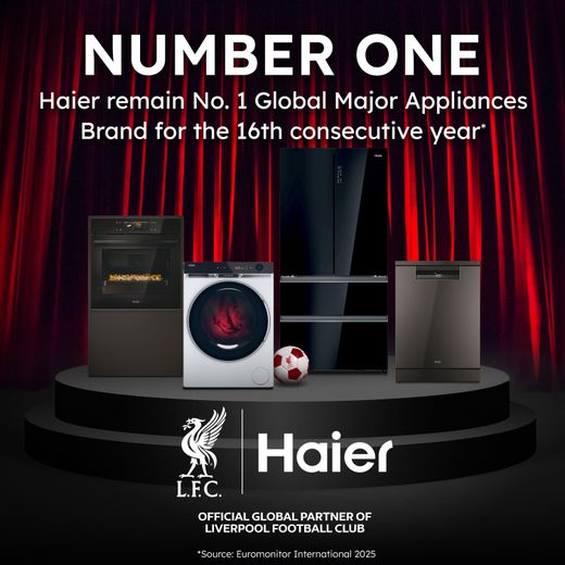 Haier 3D 55 Series 3 HTR3518ENMXK 185cm 60/40 No Frost Fridge Freezer - Stainless Steel Effect - Annotation - Number 1 brand