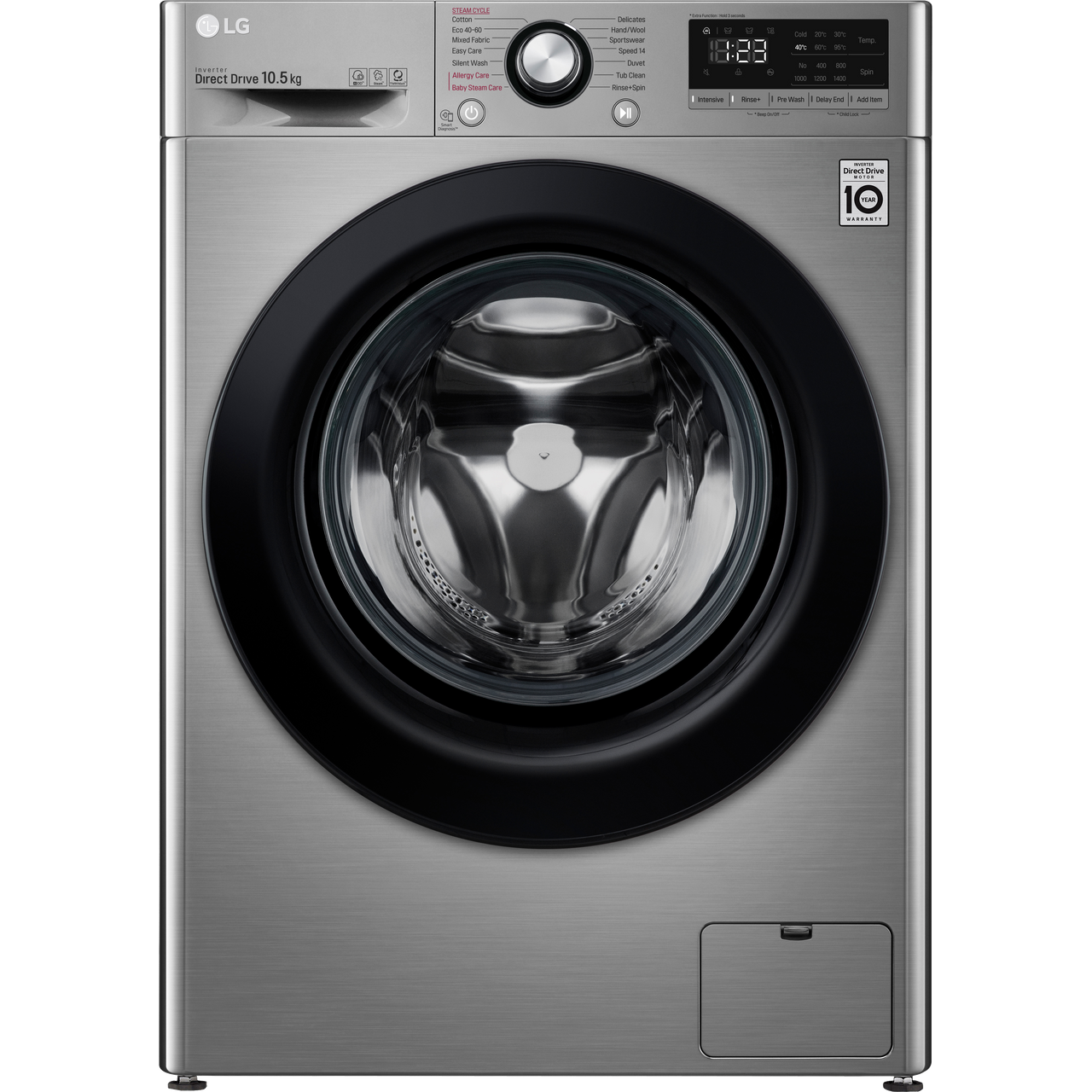 LG V3 F4V310SSE 10.5Kg Washing Machine with 1400 rpm Review