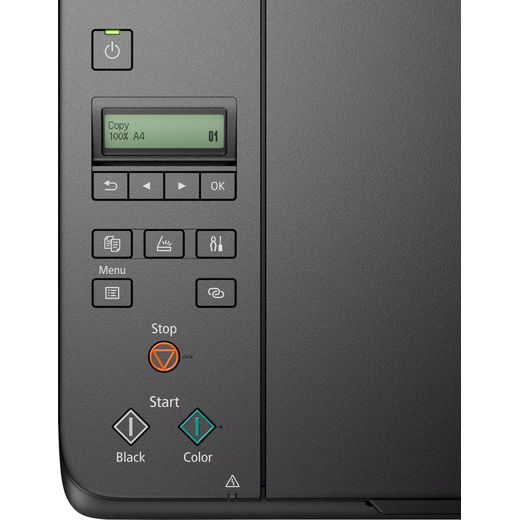 Canon PIXMA G650 Wireless Inkjet Printer - Black - Control panel