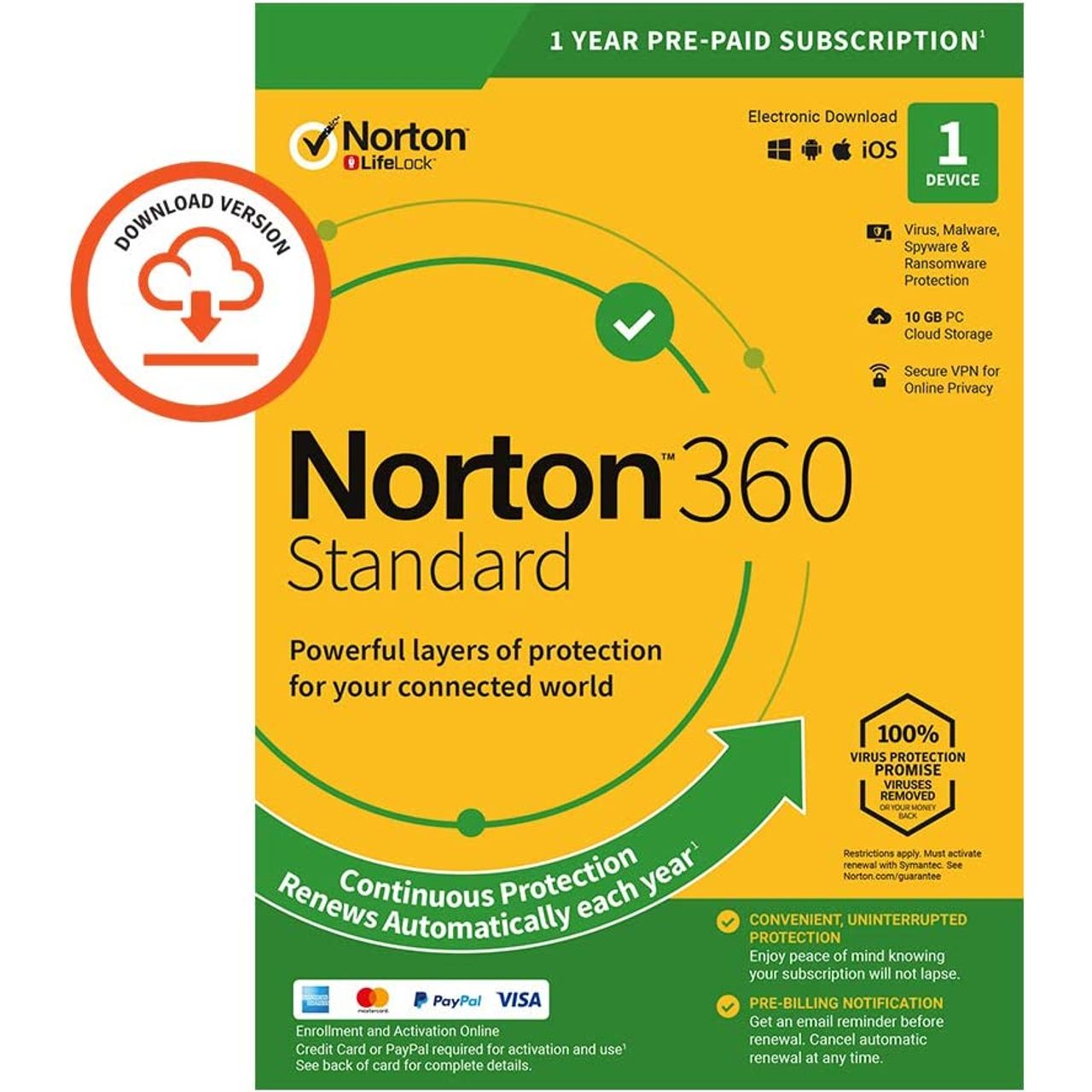 Norton Digital Download for 1 Device Review