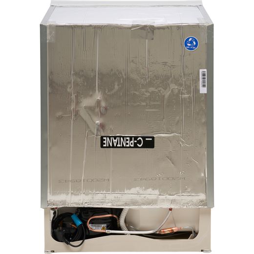 Indesit INBUF011 Integrated Under Counter 82cm Fridge - Fixed Door Hinge Kit - White - Back shot