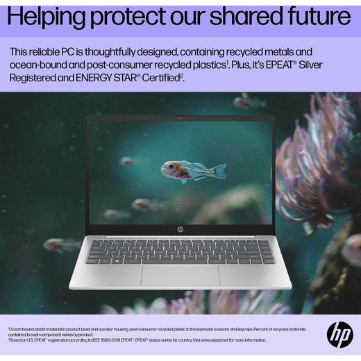 HP 14-ep0021na 14" Laptop - Intel® Core™ i7, 512GB SSD, 8 GB RAM - Natural Silver - Annotation - help planet shot