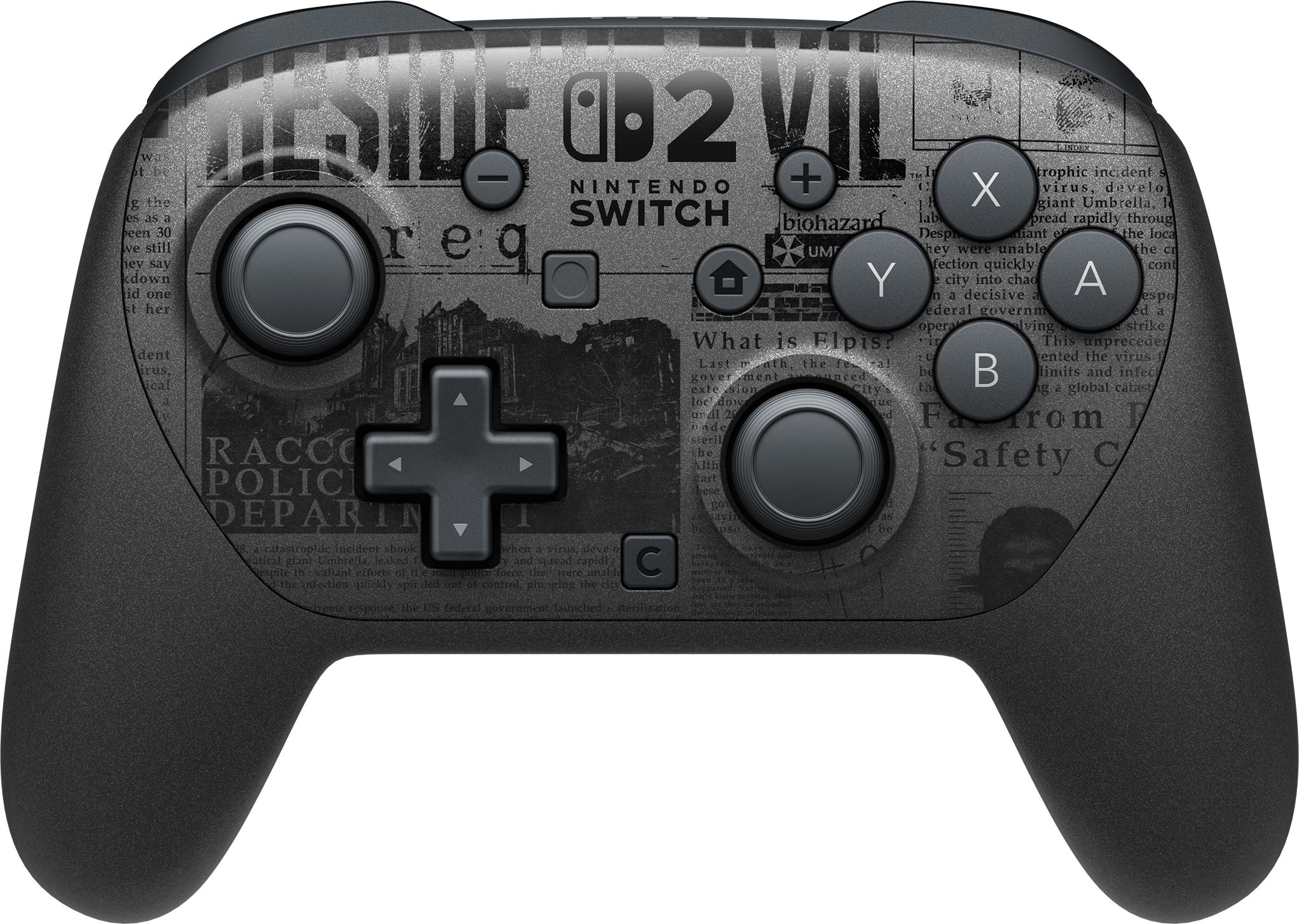 Image of Nintendo Resident Evil Requiem Edition Wireless Gaming Controller - Black, Black