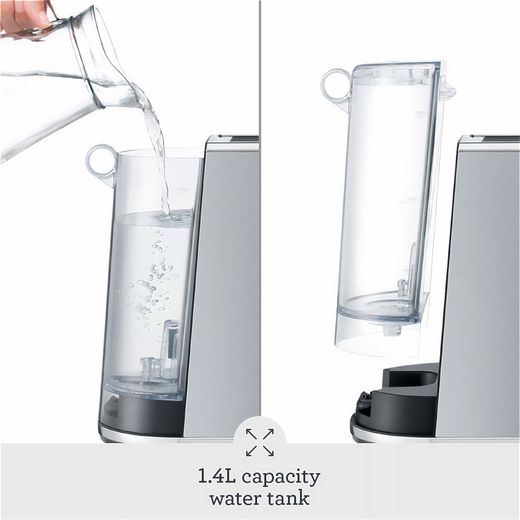 Sage The Bambino Espresso Coffee Machine - Stainless Steel - Annotation - Capacity shot
