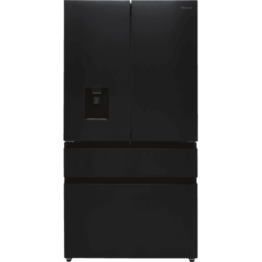 Hisense PureFlat RF749N4WFF American Fridge Freezer - Black - F Rated