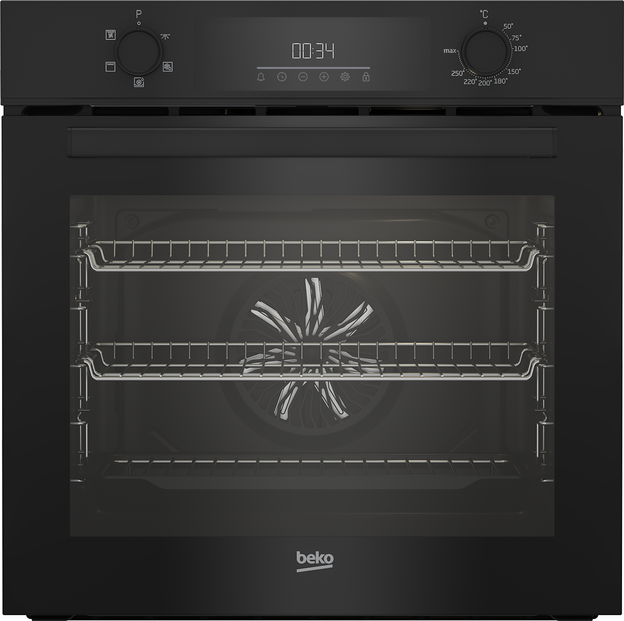 Beko AeroPerfect RecycledNet BBIF22300B Built In Electric Single Oven - Black - A Rated, Black