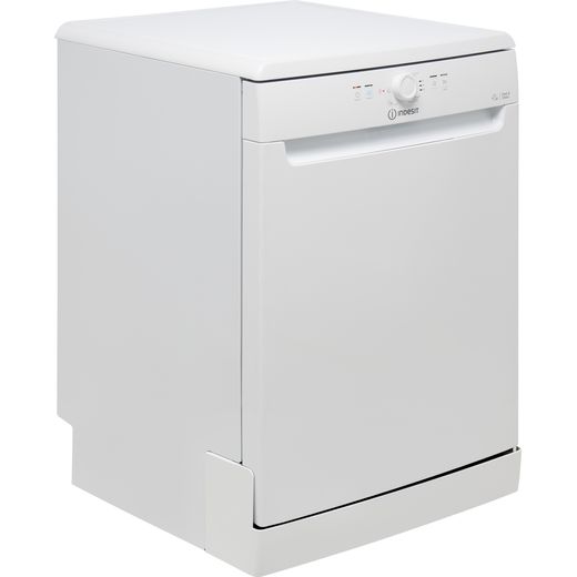 Indesit Standard Dishwasher - White - Right perspective